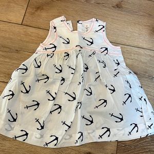 Anchor dress 0-6 month jcrew